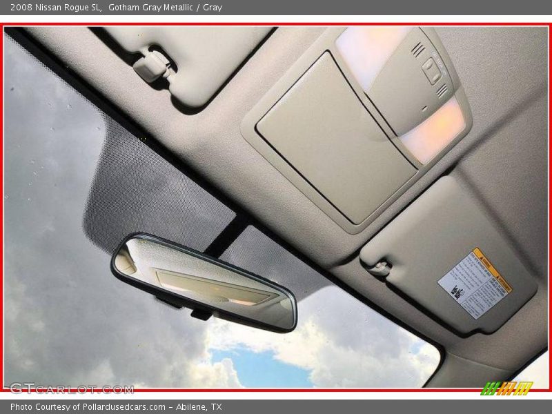 Gotham Gray Metallic / Gray 2008 Nissan Rogue SL