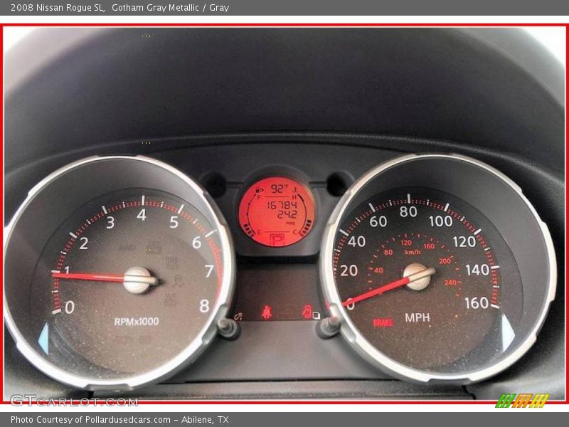 Gotham Gray Metallic / Gray 2008 Nissan Rogue SL