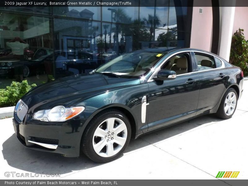 Botanical Green Metallic / Champagne/Truffle 2009 Jaguar XF Luxury