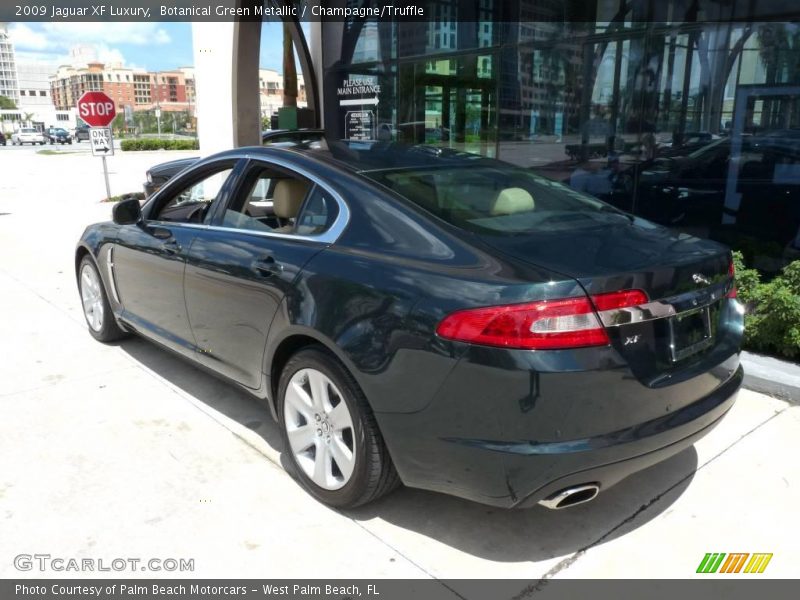 Botanical Green Metallic / Champagne/Truffle 2009 Jaguar XF Luxury