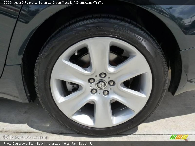 Botanical Green Metallic / Champagne/Truffle 2009 Jaguar XF Luxury