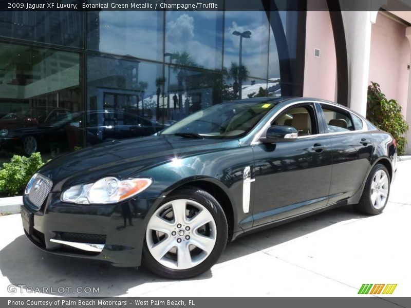 Botanical Green Metallic / Champagne/Truffle 2009 Jaguar XF Luxury