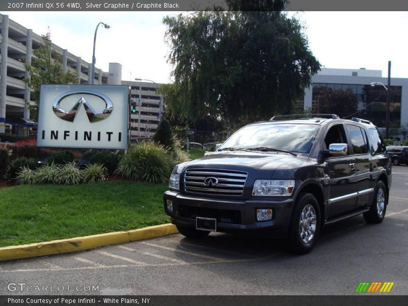 Silver Graphite / Graphite Black 2007 Infiniti QX 56 4WD