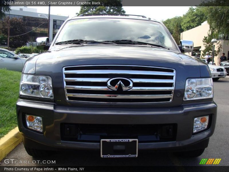 Silver Graphite / Graphite Black 2007 Infiniti QX 56 4WD