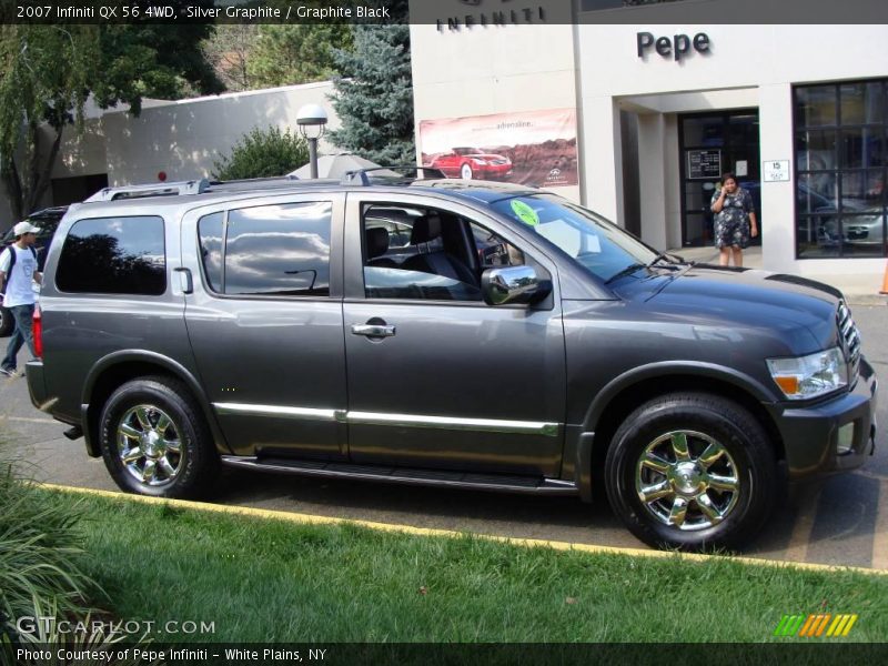 Silver Graphite / Graphite Black 2007 Infiniti QX 56 4WD