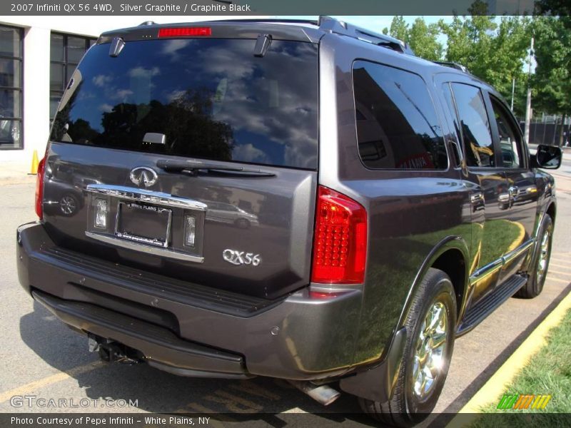 Silver Graphite / Graphite Black 2007 Infiniti QX 56 4WD