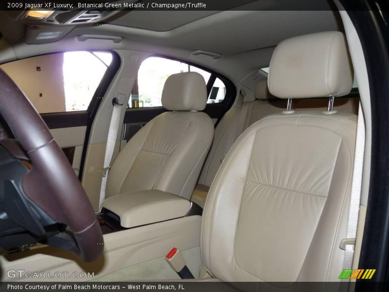 Botanical Green Metallic / Champagne/Truffle 2009 Jaguar XF Luxury