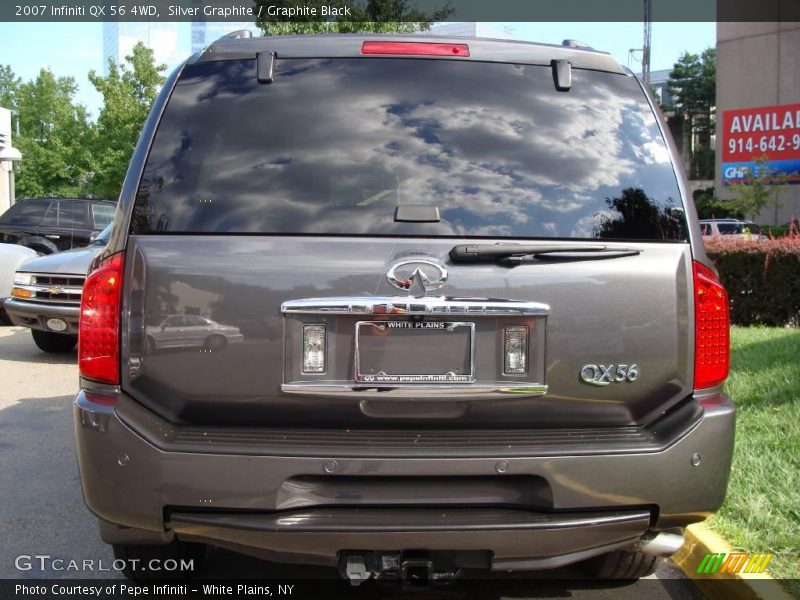 Silver Graphite / Graphite Black 2007 Infiniti QX 56 4WD