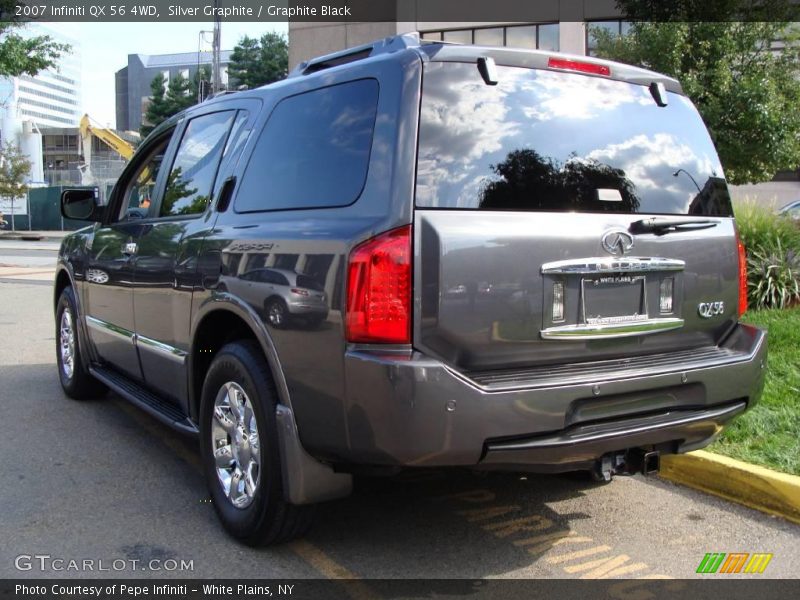 Silver Graphite / Graphite Black 2007 Infiniti QX 56 4WD