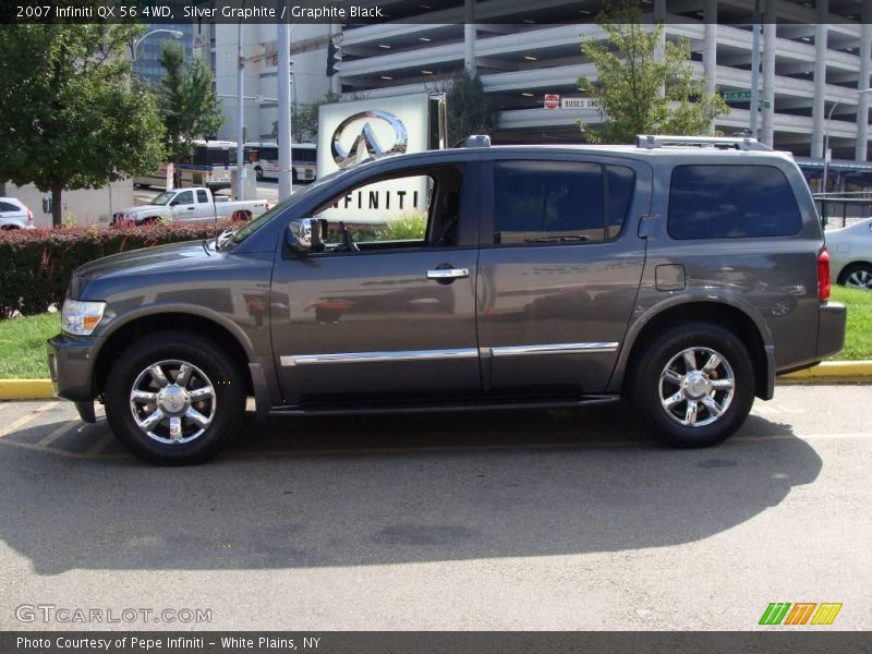 Silver Graphite / Graphite Black 2007 Infiniti QX 56 4WD