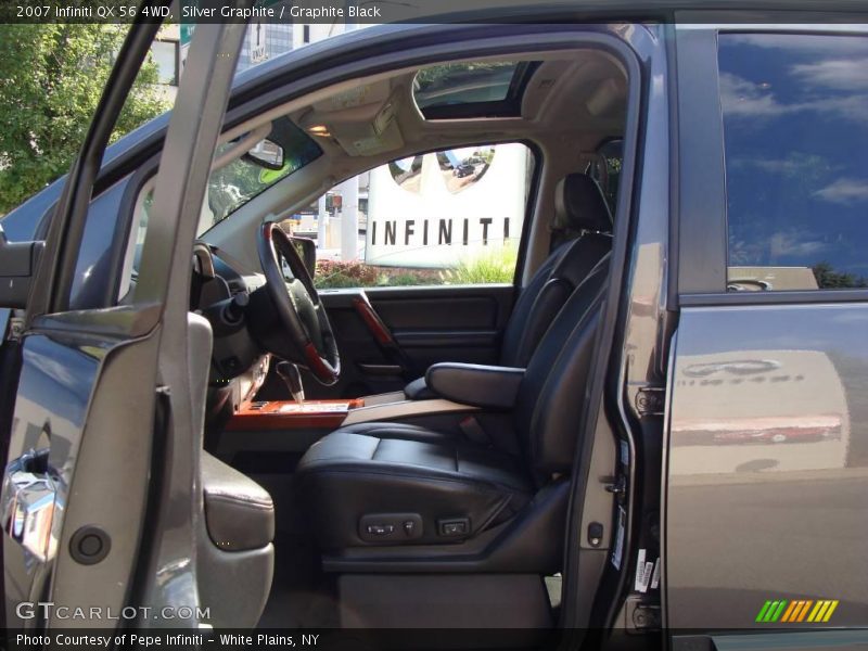 Silver Graphite / Graphite Black 2007 Infiniti QX 56 4WD
