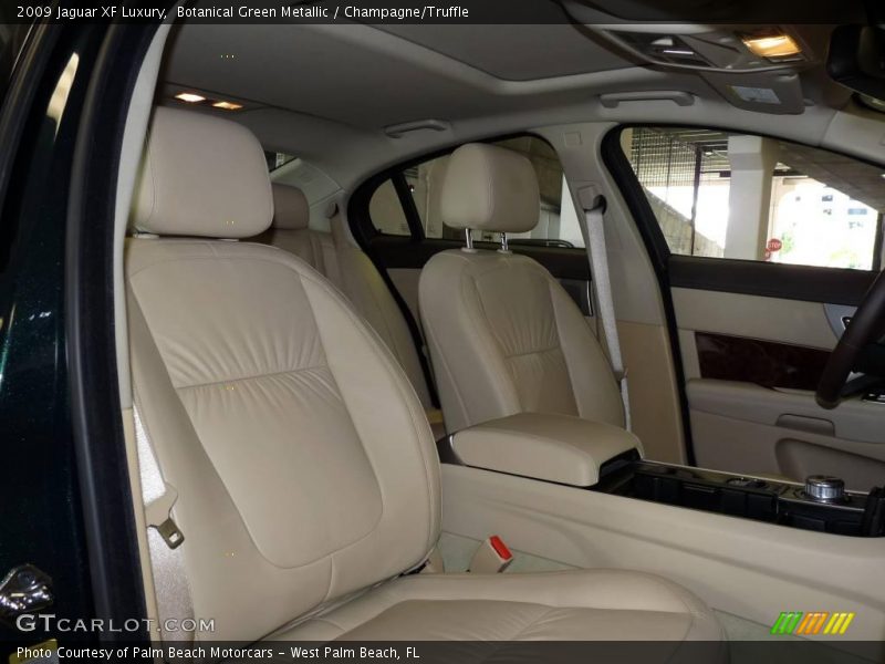 Botanical Green Metallic / Champagne/Truffle 2009 Jaguar XF Luxury