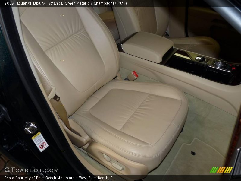 Botanical Green Metallic / Champagne/Truffle 2009 Jaguar XF Luxury