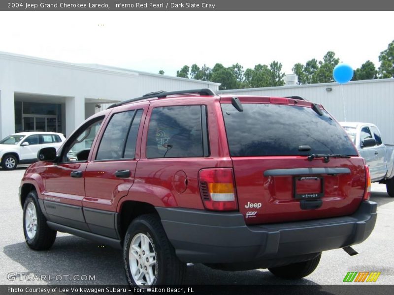 Inferno Red Pearl / Dark Slate Gray 2004 Jeep Grand Cherokee Laredo