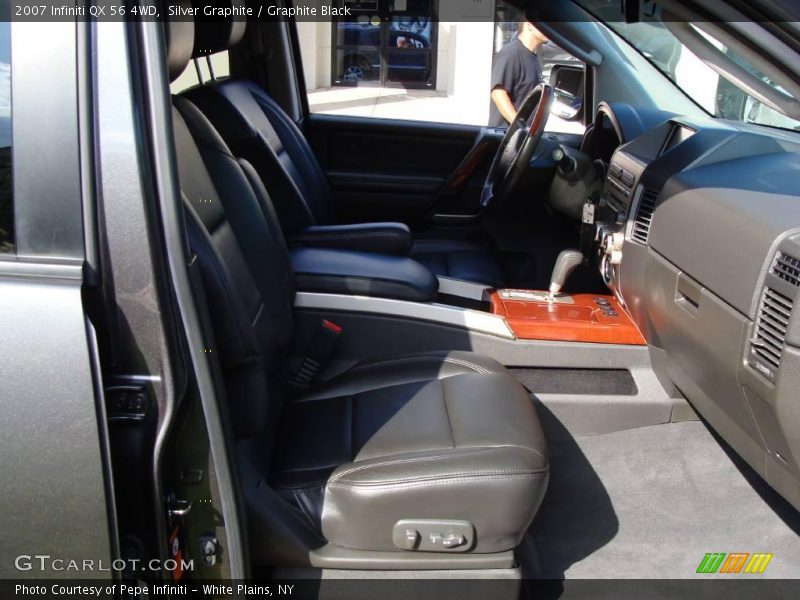 Silver Graphite / Graphite Black 2007 Infiniti QX 56 4WD