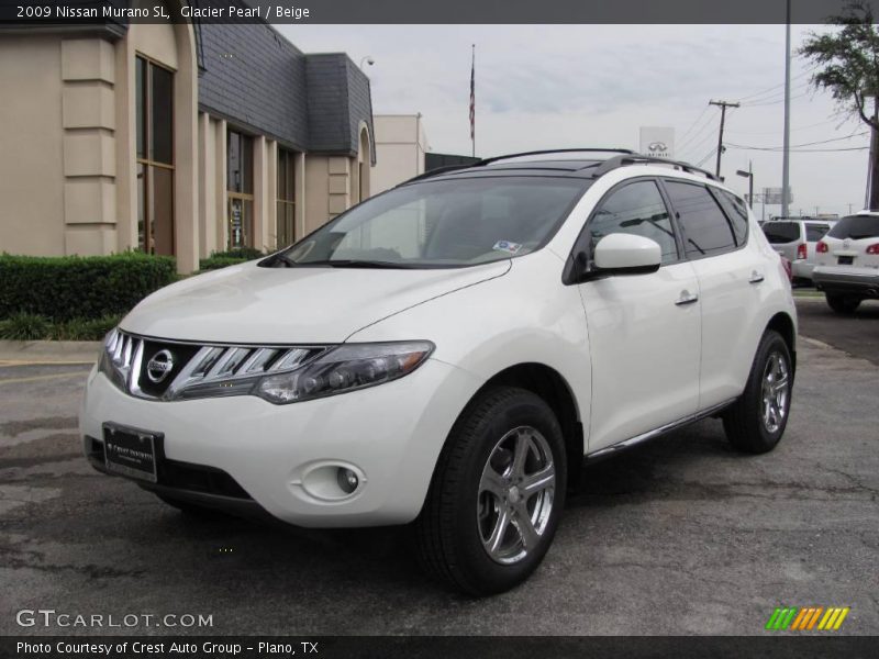 Glacier Pearl / Beige 2009 Nissan Murano SL