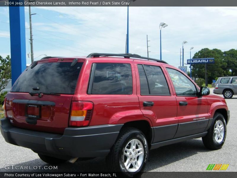 Inferno Red Pearl / Dark Slate Gray 2004 Jeep Grand Cherokee Laredo