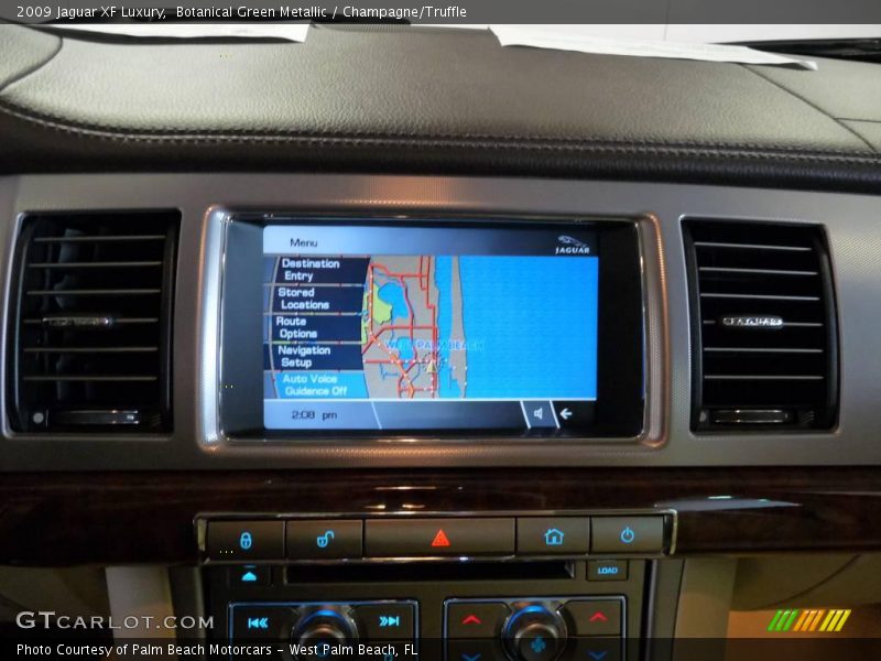 Botanical Green Metallic / Champagne/Truffle 2009 Jaguar XF Luxury