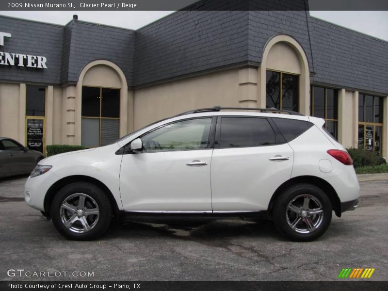 Glacier Pearl / Beige 2009 Nissan Murano SL