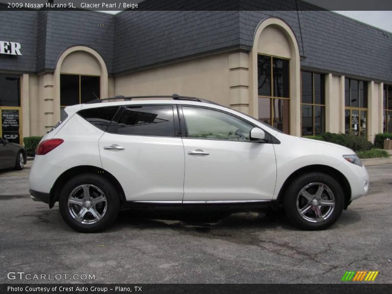 Glacier Pearl / Beige 2009 Nissan Murano SL
