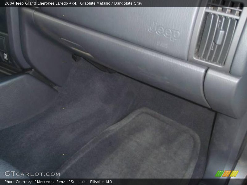 Graphite Metallic / Dark Slate Gray 2004 Jeep Grand Cherokee Laredo 4x4