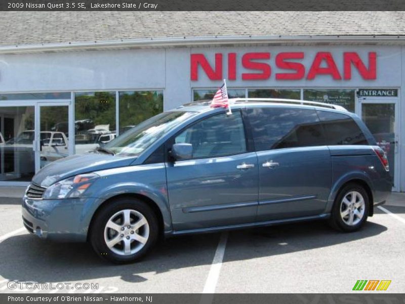 Lakeshore Slate / Gray 2009 Nissan Quest 3.5 SE