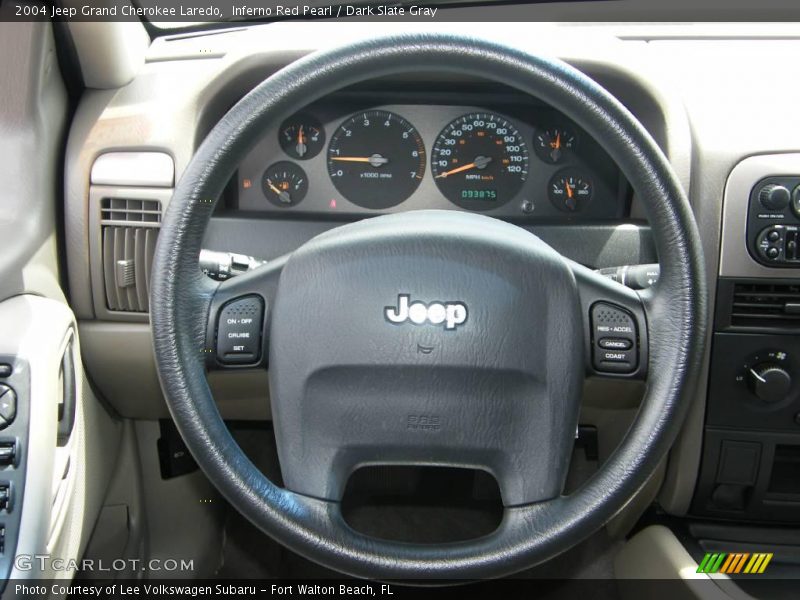 Inferno Red Pearl / Dark Slate Gray 2004 Jeep Grand Cherokee Laredo
