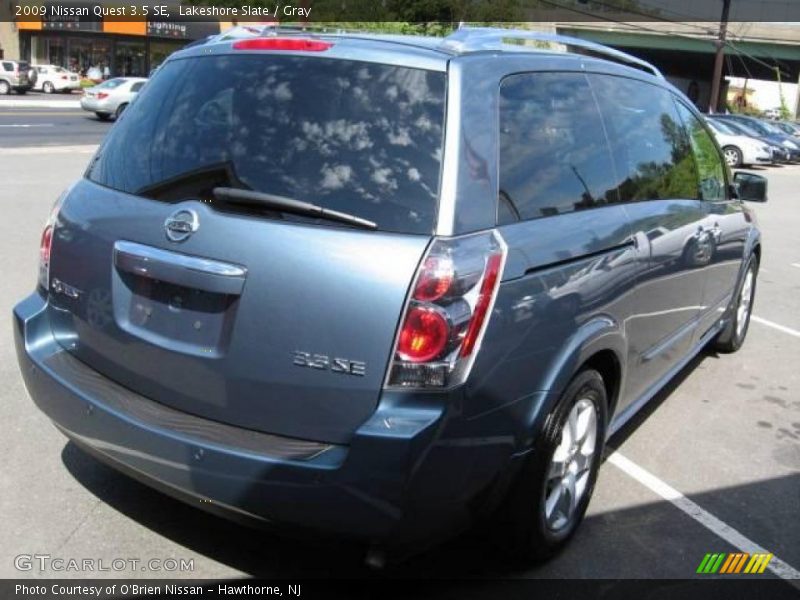 Lakeshore Slate / Gray 2009 Nissan Quest 3.5 SE