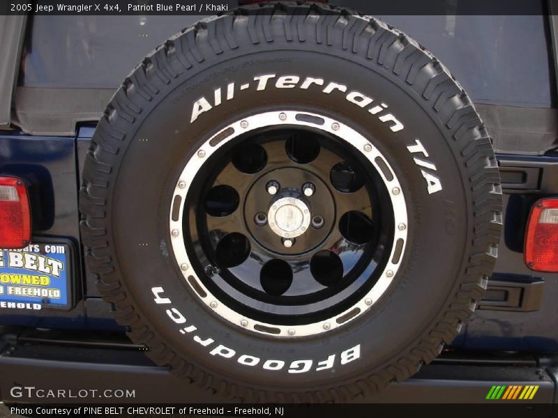 Patriot Blue Pearl / Khaki 2005 Jeep Wrangler X 4x4