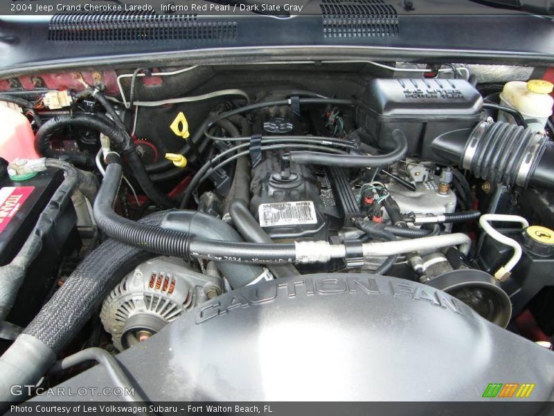 Inferno Red Pearl / Dark Slate Gray 2004 Jeep Grand Cherokee Laredo