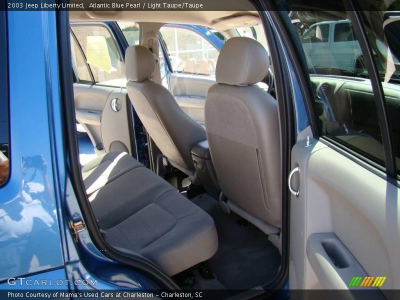 Atlantic Blue Pearl / Light Taupe/Taupe 2003 Jeep Liberty Limited