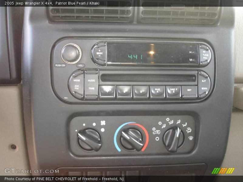 Patriot Blue Pearl / Khaki 2005 Jeep Wrangler X 4x4