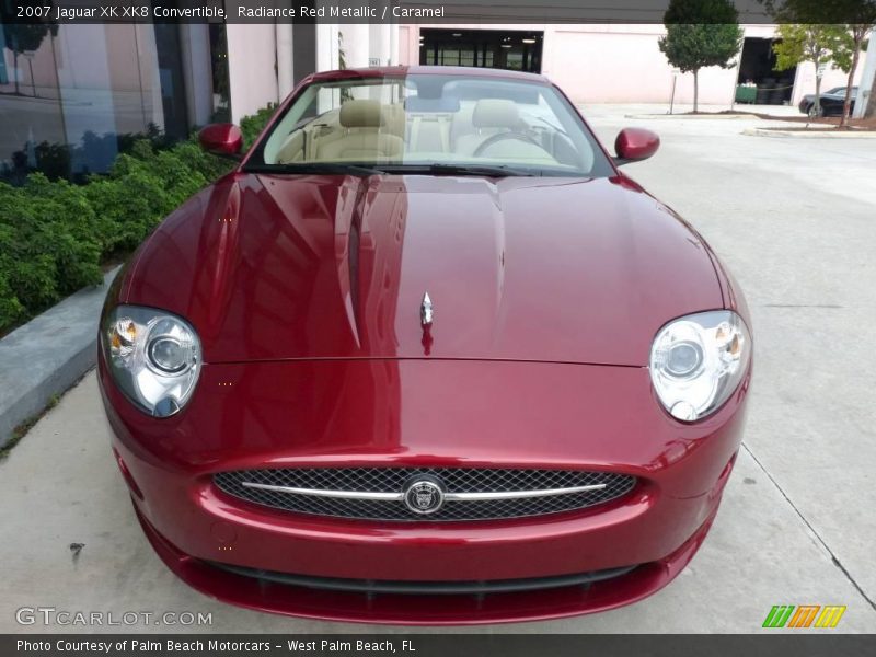 Radiance Red Metallic / Caramel 2007 Jaguar XK XK8 Convertible