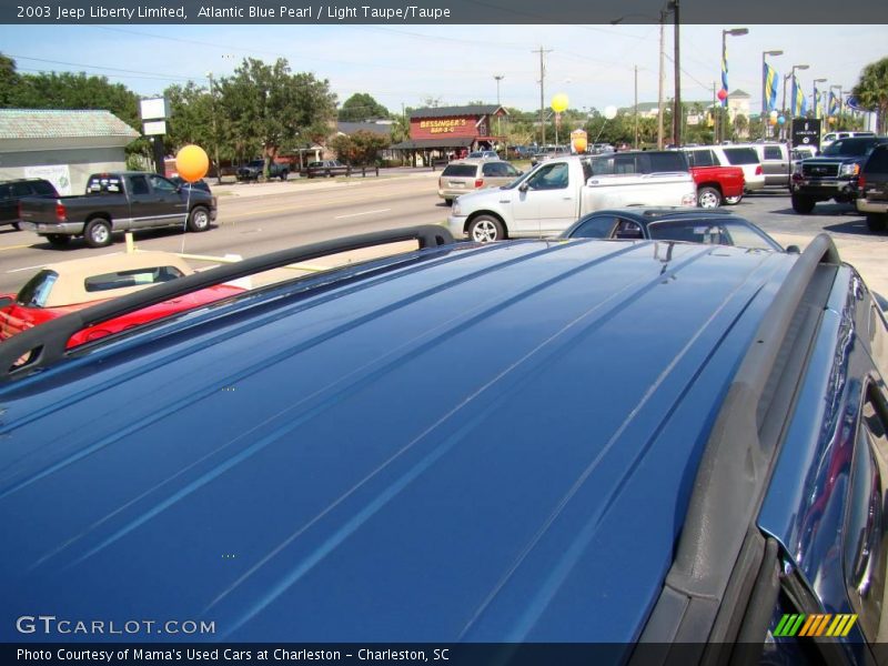 Atlantic Blue Pearl / Light Taupe/Taupe 2003 Jeep Liberty Limited