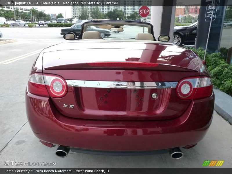 Radiance Red Metallic / Caramel 2007 Jaguar XK XK8 Convertible
