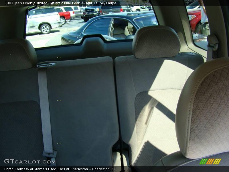 Atlantic Blue Pearl / Light Taupe/Taupe 2003 Jeep Liberty Limited