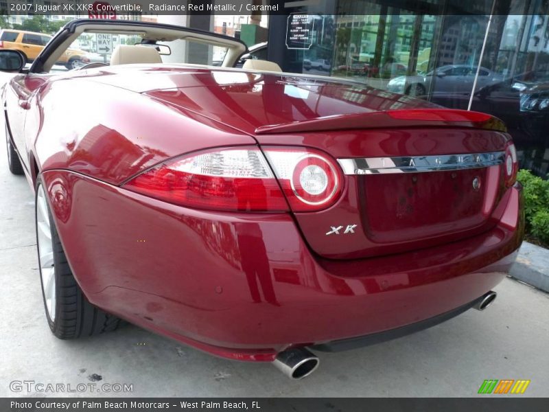 Radiance Red Metallic / Caramel 2007 Jaguar XK XK8 Convertible