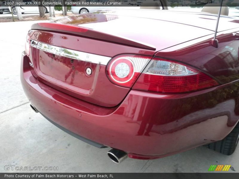 Radiance Red Metallic / Caramel 2007 Jaguar XK XK8 Convertible