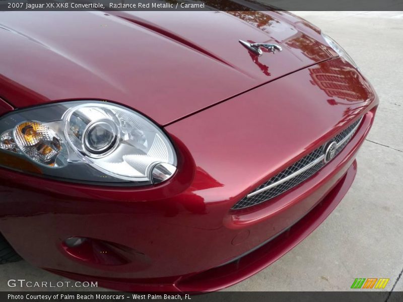Radiance Red Metallic / Caramel 2007 Jaguar XK XK8 Convertible
