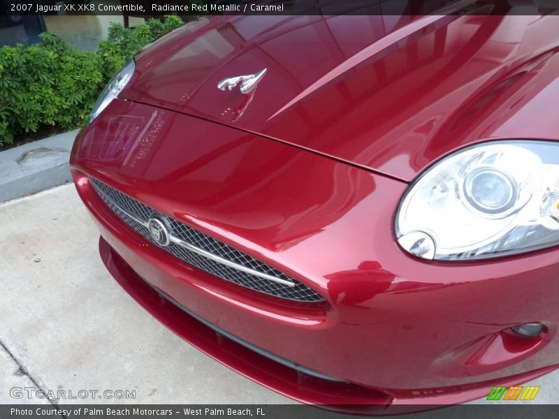 Radiance Red Metallic / Caramel 2007 Jaguar XK XK8 Convertible