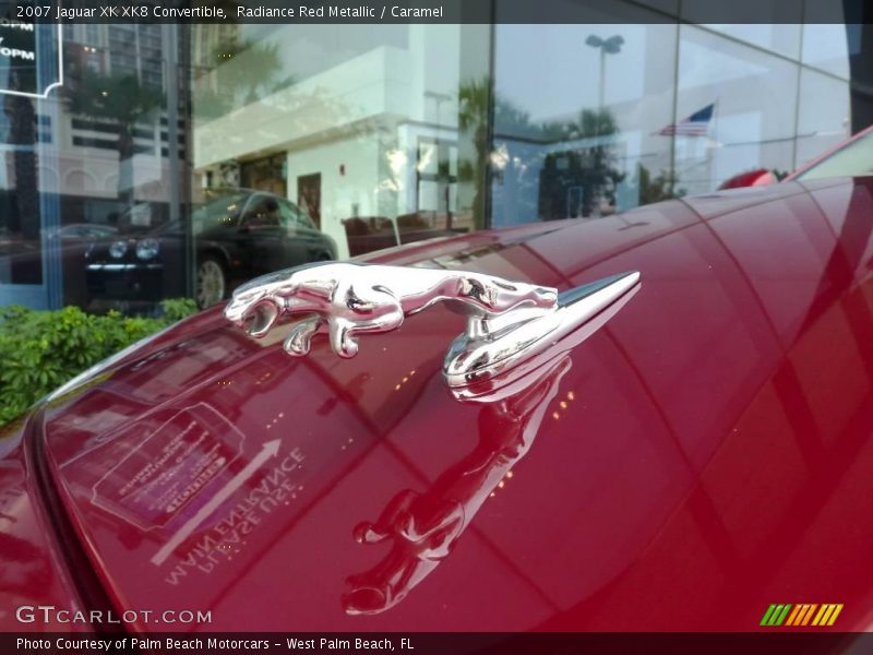 Radiance Red Metallic / Caramel 2007 Jaguar XK XK8 Convertible