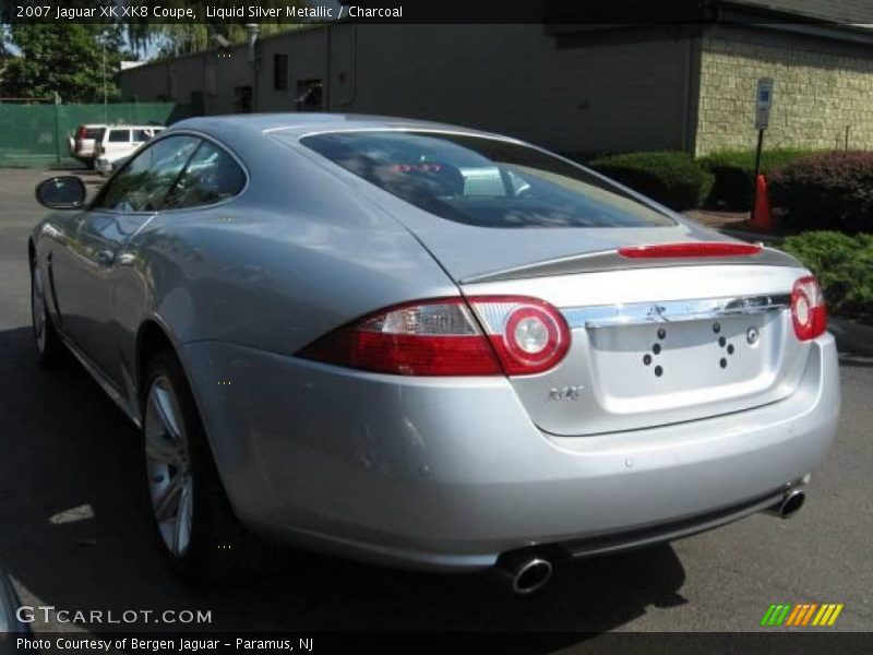 Liquid Silver Metallic / Charcoal 2007 Jaguar XK XK8 Coupe