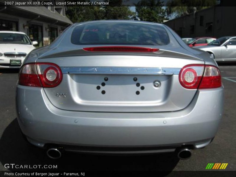 Liquid Silver Metallic / Charcoal 2007 Jaguar XK XK8 Coupe