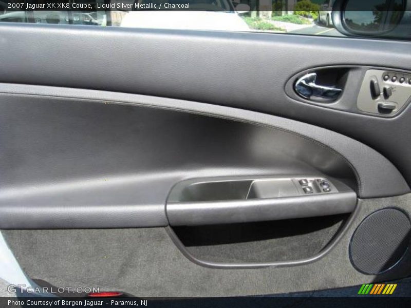 Liquid Silver Metallic / Charcoal 2007 Jaguar XK XK8 Coupe