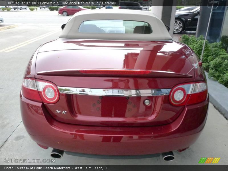 Radiance Red Metallic / Caramel 2007 Jaguar XK XK8 Convertible