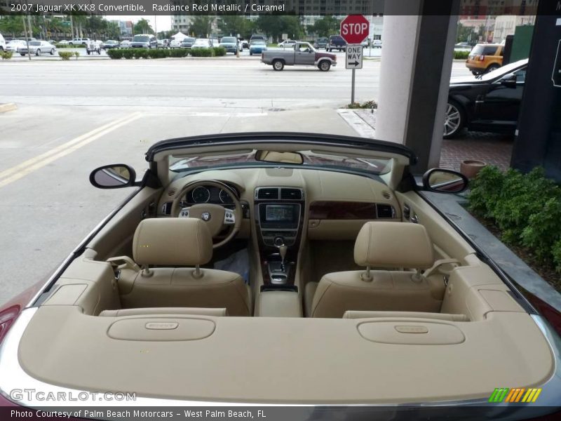Radiance Red Metallic / Caramel 2007 Jaguar XK XK8 Convertible