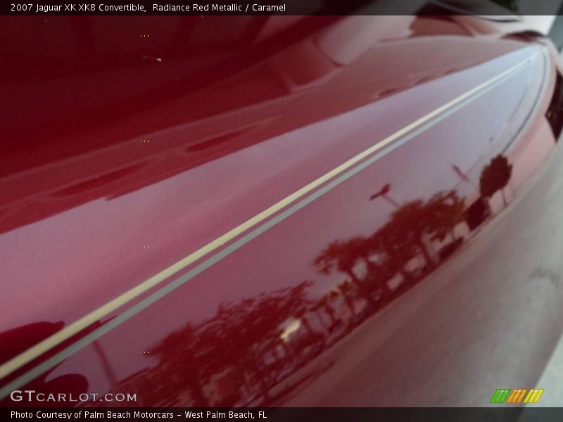 Radiance Red Metallic / Caramel 2007 Jaguar XK XK8 Convertible