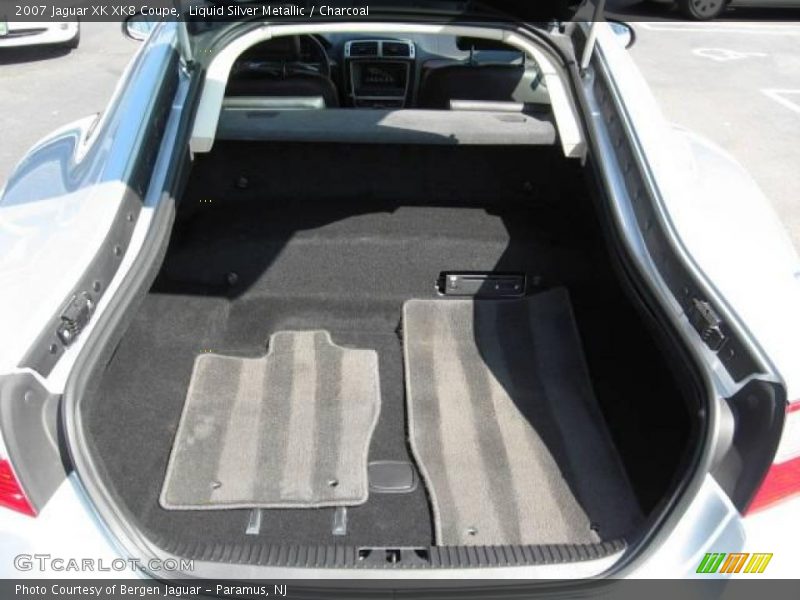 Liquid Silver Metallic / Charcoal 2007 Jaguar XK XK8 Coupe