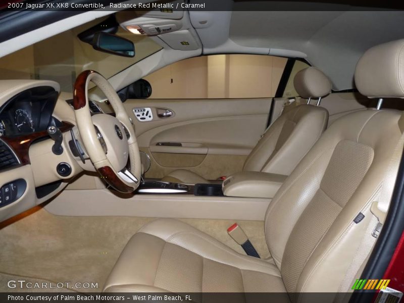 Radiance Red Metallic / Caramel 2007 Jaguar XK XK8 Convertible