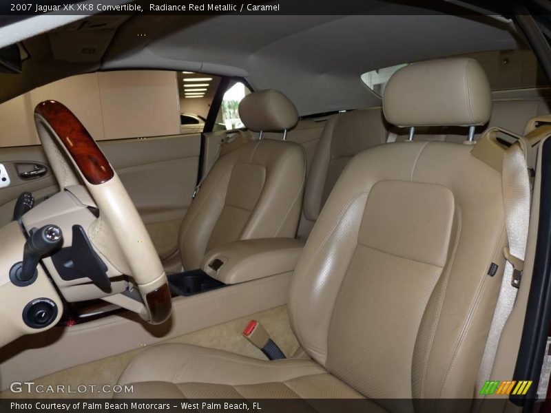 Radiance Red Metallic / Caramel 2007 Jaguar XK XK8 Convertible